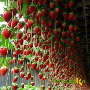 Клубника ампельная Анастасия купить по цене от 370р. в интернет-магазине «Посадика» с доставкой почтой в в Ирбите и по всей России – [изображение №1].